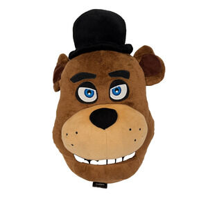Funko Five Nights At Freddy's Fazbear Bear Brown Head Plush Pillow 2017 16”